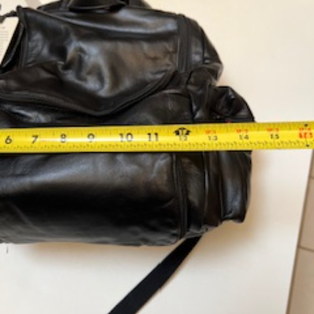 Winn International Leather Backpack Style 5451 - Picture 11 of 16
